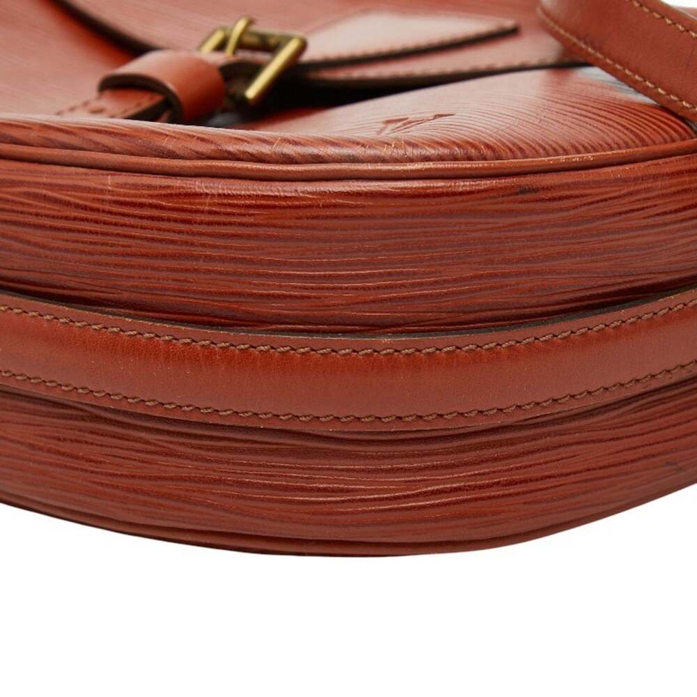 LOUIS VUITTON Authentic Brown Leather Shoulder Bag - Picture 4 of 8